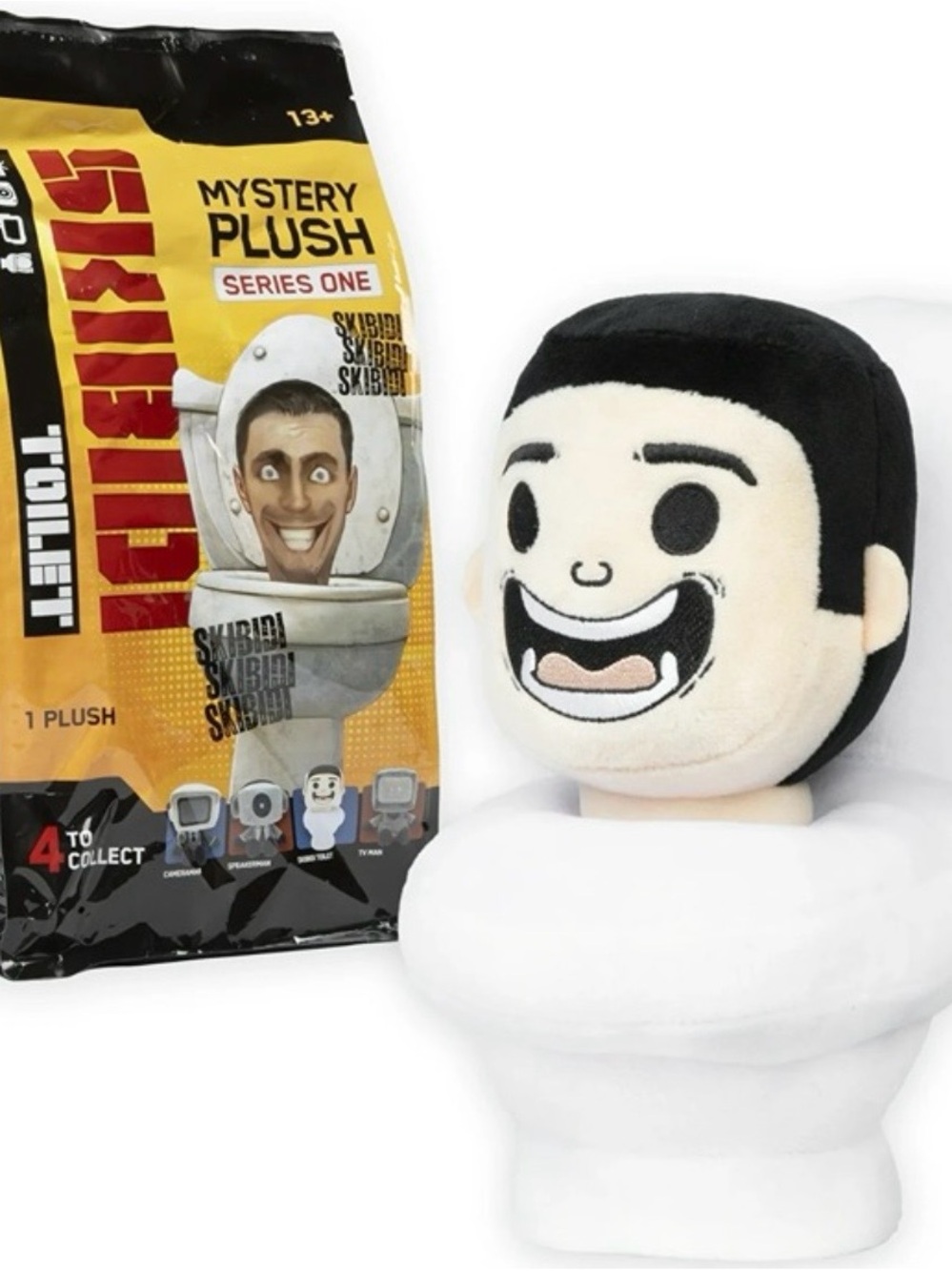 Skibidi Toilet Collectible 11" Skibidi Toilet Plush Toy Series 1
